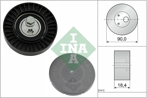 Tensioner Pulley, V-ribbed belt